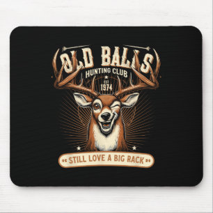 Funny Deer Hunting Birthday Pun For Men's 50th Bir Mouse Mat