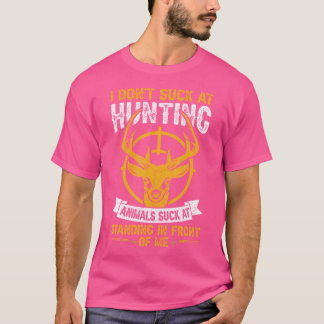 Funny Deer Hunting Funny Hunter Fathers Day Buck H T-Shirt
