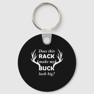 Funny Deer Hunting Hunter Rack Big Buck  Key Ring