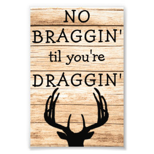Funny Deer Hunting Poster