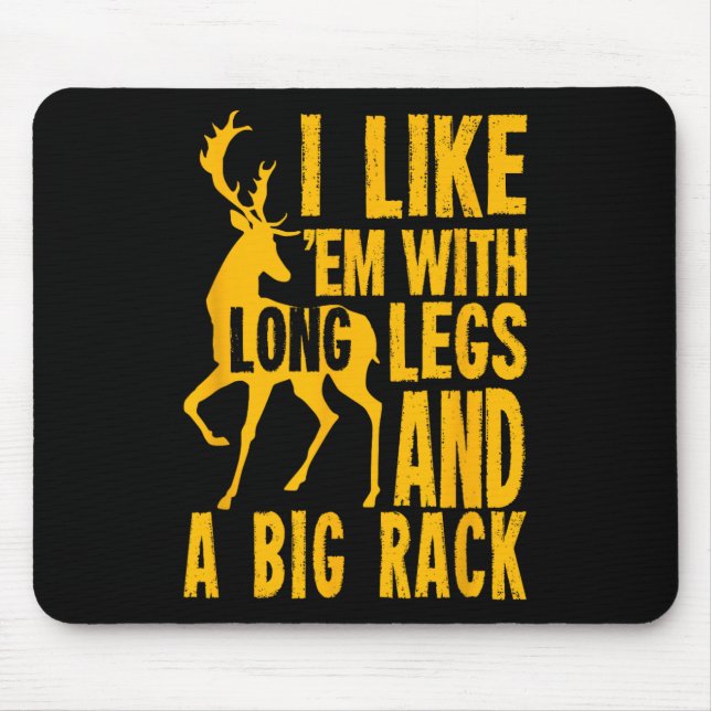 Funny Deer Hunting Quote Gift For Hunters  Mouse Mat (Front)