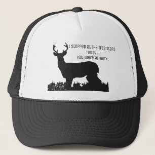 Funny Deer Hunting Tree Stand Hat