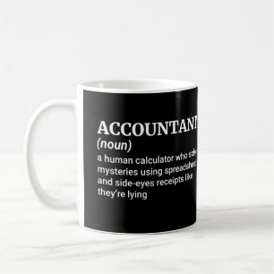 Funny Definition for Accountants – Number Cruncher Coffee Mug