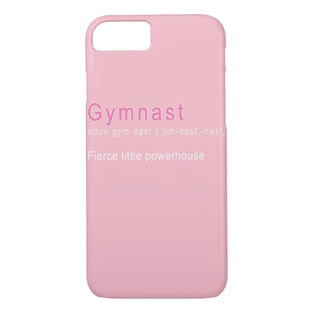 Funny Definition of A gymnast Gift Design for Case-Mate iPhone Case (Back)