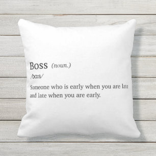 Funny definition of Boss Cushion
