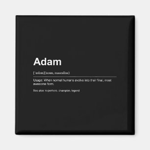 Funny Definition Quote For The Name Adam _  Magnet