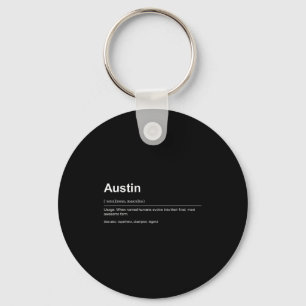 Funny Definition Quote For The Name Austin _ Key Ring