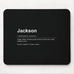 Funny Definition Quote For The Name Jackson _  Mouse Mat