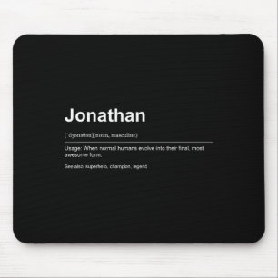 Funny Definition Quote For The Name Jonathan _  Mouse Mat