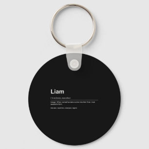 Funny Definition Quote For The Name Liam _ Key Ring