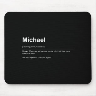Funny Definition Quote For The Name Michael _  Mouse Mat
