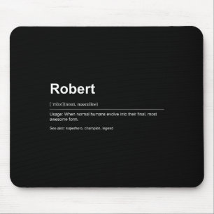 Funny Definition Quote For The Name Robert _  Mouse Mat