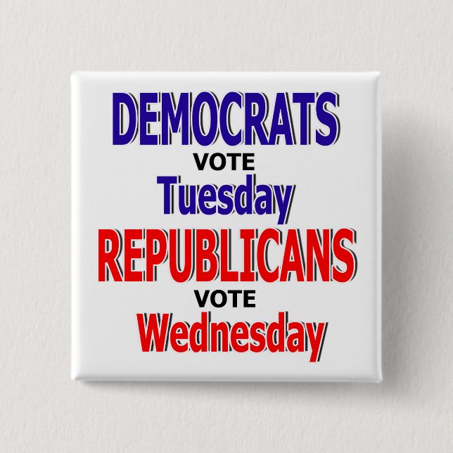 Funny Democrat Button (Front)