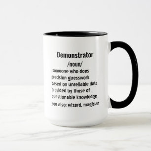 funny Demonstrator Definition gifts for men women Mug