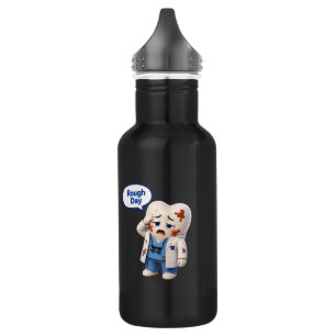 Funny Dental Assistant Rough Day Tooth Water Bottl 532 Ml Water Bottle
