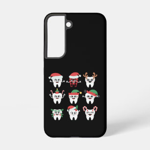 Funny Dental Christmas Teeth Cute Xmas Dentist  Samsung Galaxy Case
