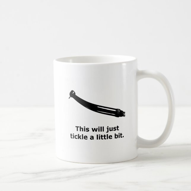 funny dental dry humour coffee mug (Right)