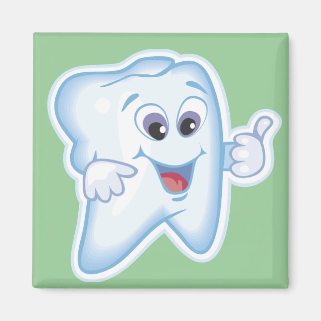 Funny Dental Health Magnet (Front)