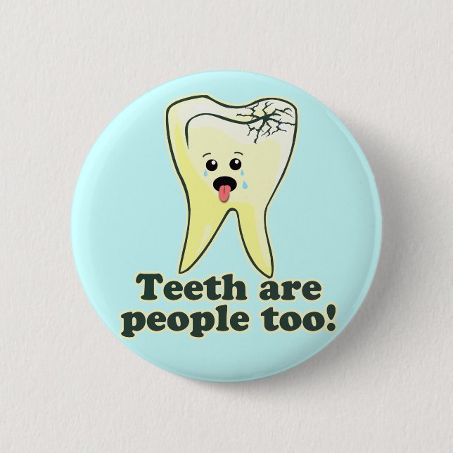 Funny Dental Humour 6 Cm Round Badge (Front)
