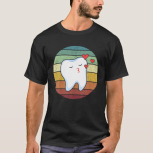 Funny Dental Hygienist Assistants Cute Teeth Vinta T-Shirt