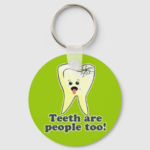 Funny Dental Hygienist Key Ring