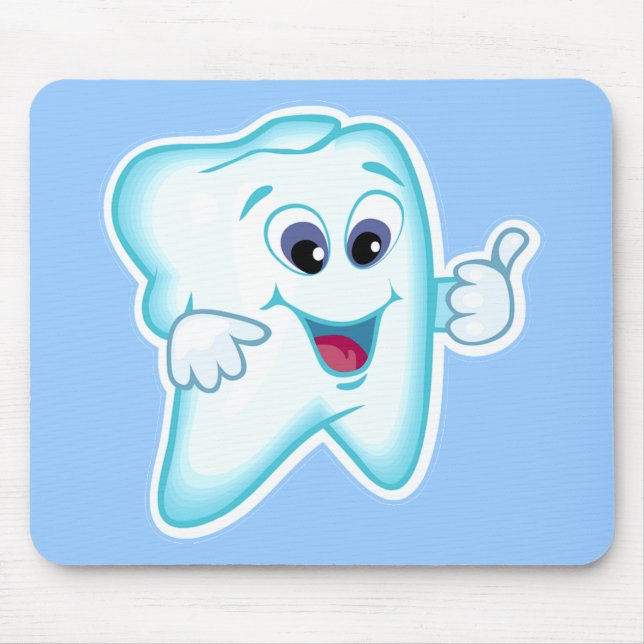 Funny Dental Hygienist Mouse Mat (Front)