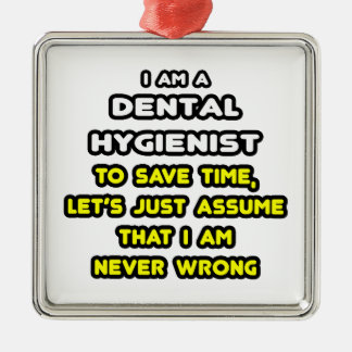 Funny Dental Hygienist T-Shirts Metal Tree Decoration