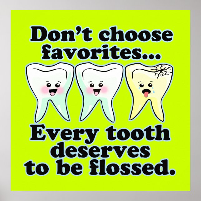 Funny Dental Office Custom Artwork Poster (Front)