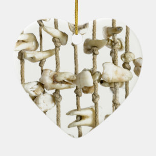 Funny Dental Photography Extracted Teeth Dentist Ceramic Tree Decoration