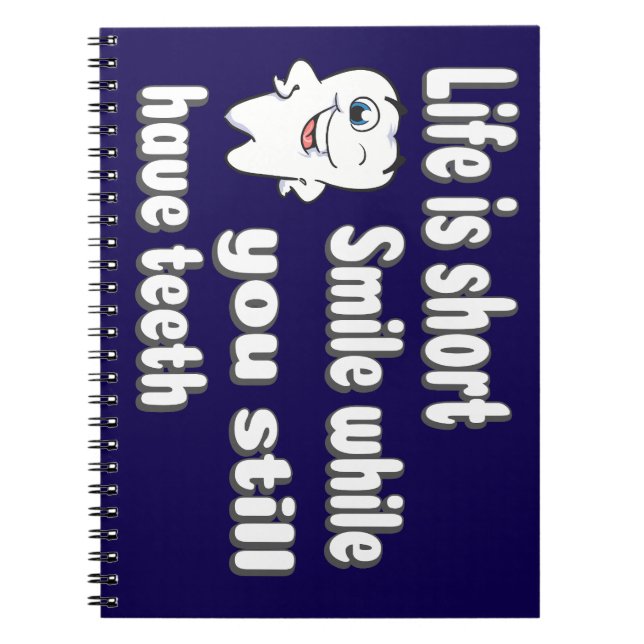 Funny Dental Quote Notebook (Front)