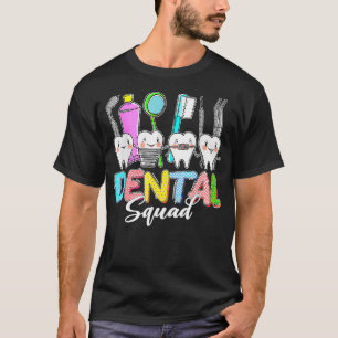 Funny Dental Squad Bunny Th Dentist Happy Easter D T-Shirt
