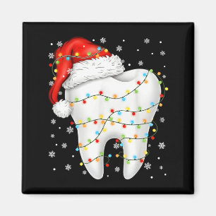Funny Dental Tooth Pjs Pajamas Christmas Xmas Men  Magnet