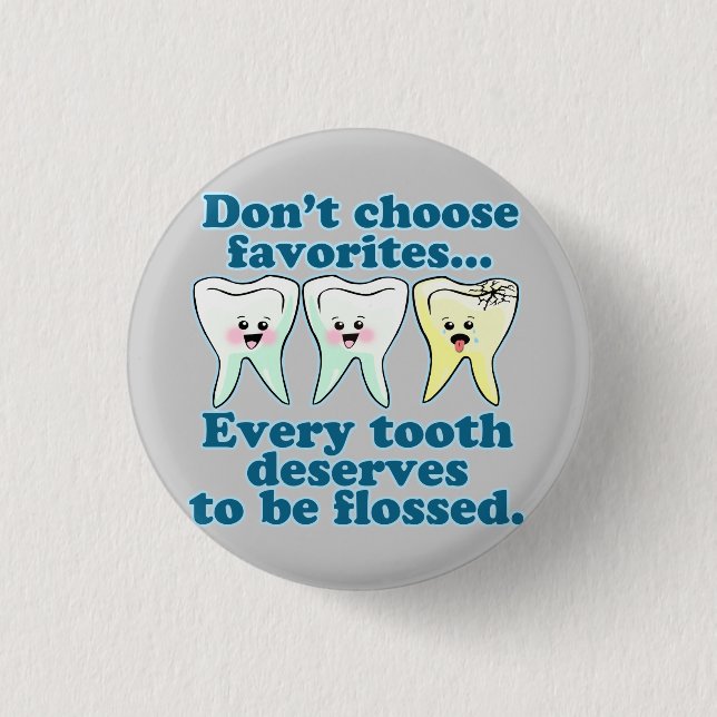 Funny Dentist 3 Cm Round Badge (Front)