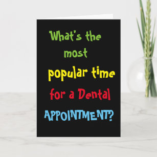 Funny Dentist Birthday Dentist Joke - Add Caption Card