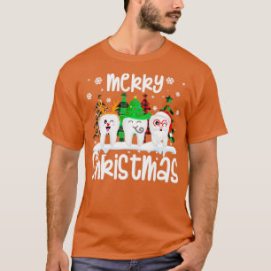Funny Dentist Christmas Tooth Dental T-Shirt