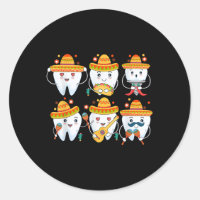 Funny Dentist Cinco De Mayo Dental Teeth Mexican P