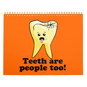 Funny Dentist Dental Hygienist Calendar