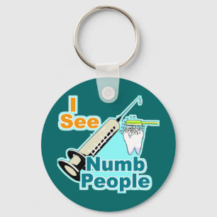 Funny Dentist Dental Hygienist Key Ring