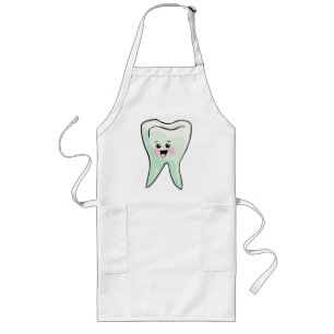 Funny Dentist Dental Hygienist Long Apron