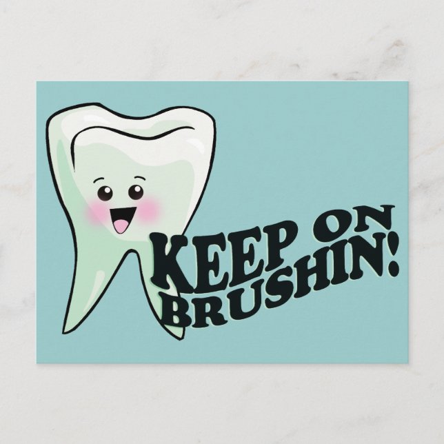 Funny Dentist Dental Hygienist Postcard (Front)
