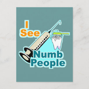 Funny Dentist Dental Hygienist Postcard