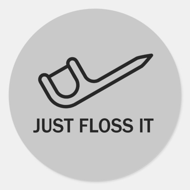 Funny Dentist Dental Hygienist Stickers (Front)