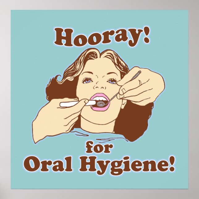 Funny Dentist Dental Office Poster (Front)