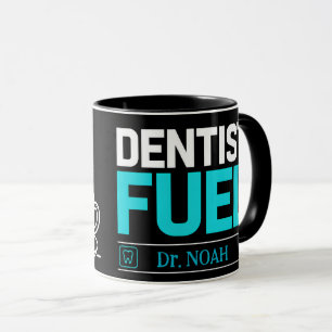 Funny Dentist Fuel Personalised Coffee Mug