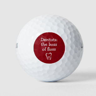 Funny Dentist Gift Golf Balls