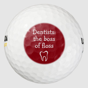 Funny Dentist Gift Golf Balls