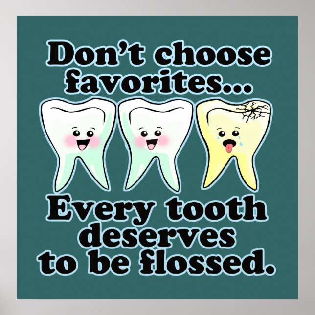 Funny Dentist Hygienist RDH Poster (Front)