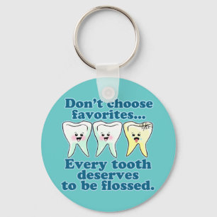 Funny Dentist Key Ring
