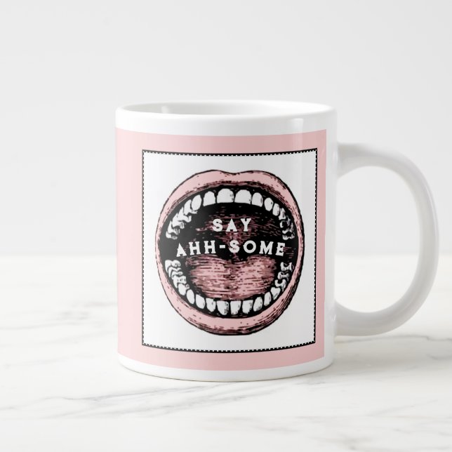 Funny Dentist Large Coffee Mug (Right)