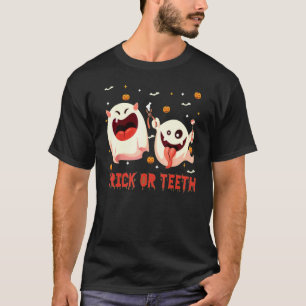 Funny Dentist Office Trick Or Teeth Dental Hygieni T-Shirt